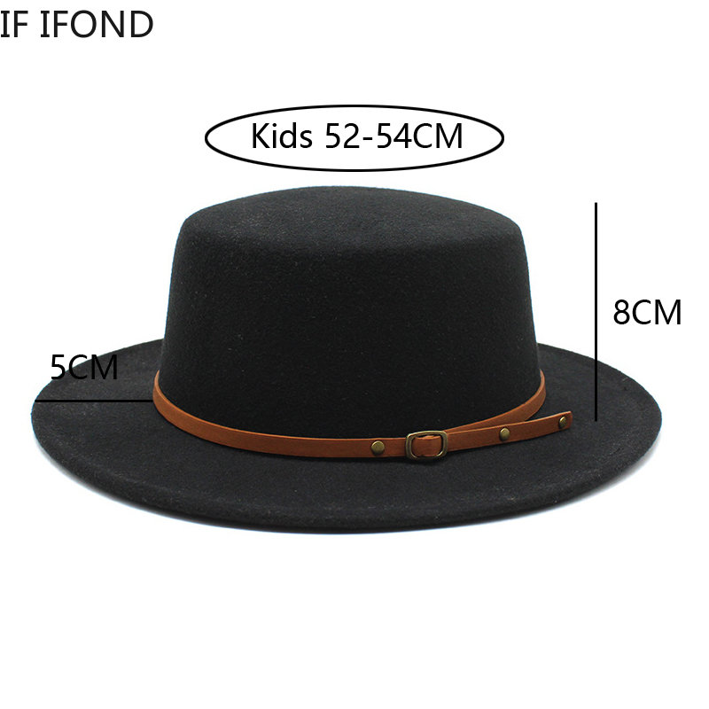 Women'S Formal Wear For Girls - Маленький размер 52-44 см, детские шляпы-федоры