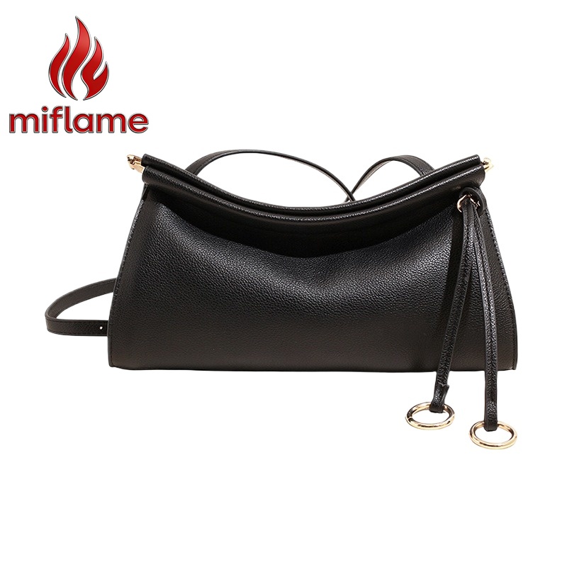 Structured Handbag Work - Винтажная кожаная сумка через плечо с