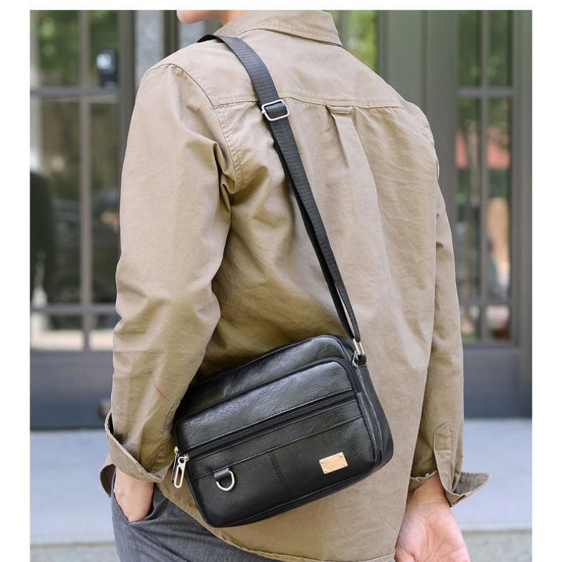 Кожаная мужская сумка-слинг, с – обзор и цена Structured Handbag Work