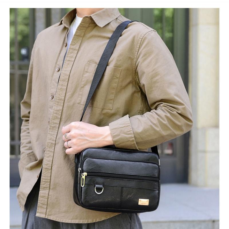 Кожаная мужская сумка-слинг, с – обзор и цена Structured Handbag Work