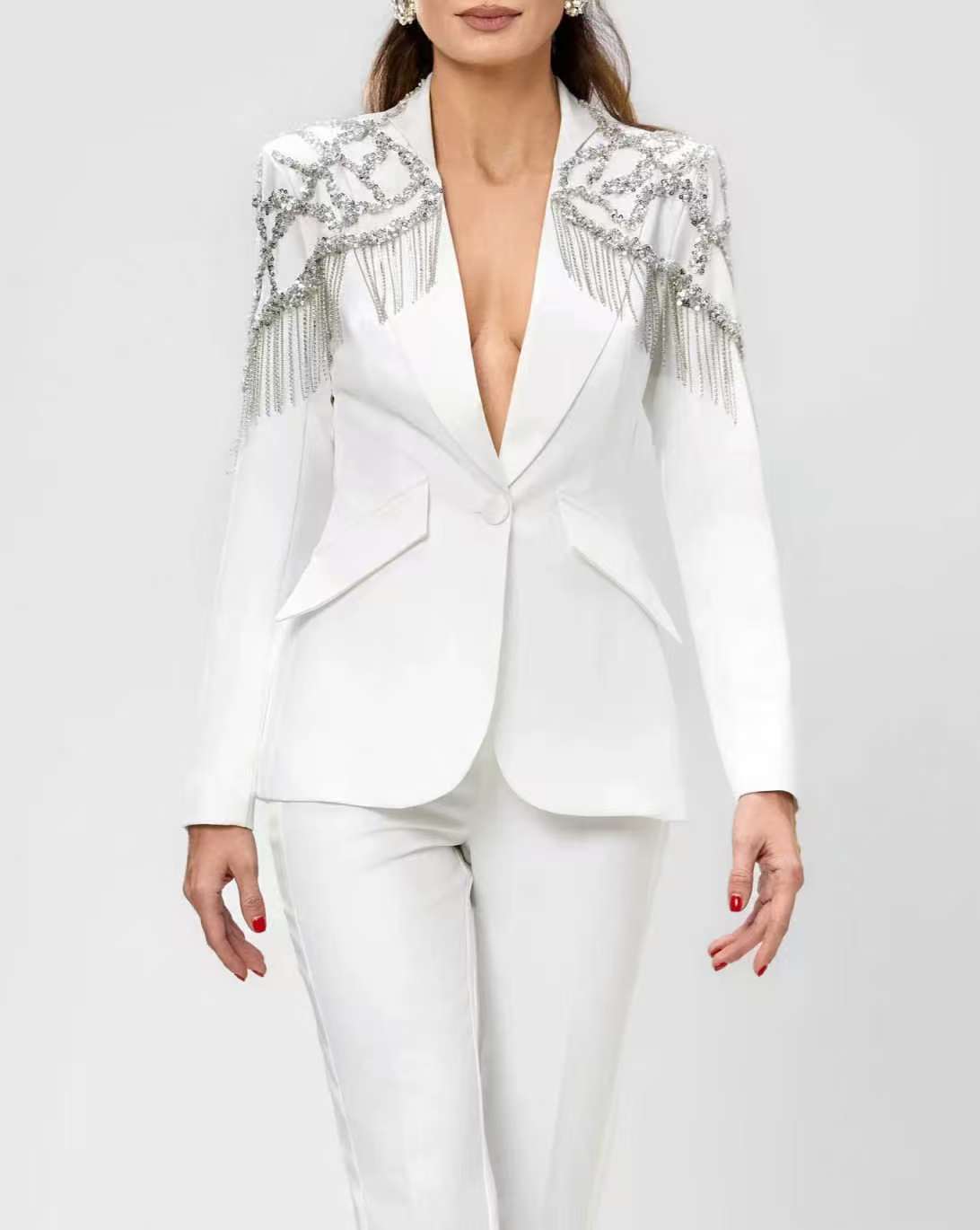 Женский костюм с кристаллами и – обзор и цена Women'S Formal Wear Tuxedo
