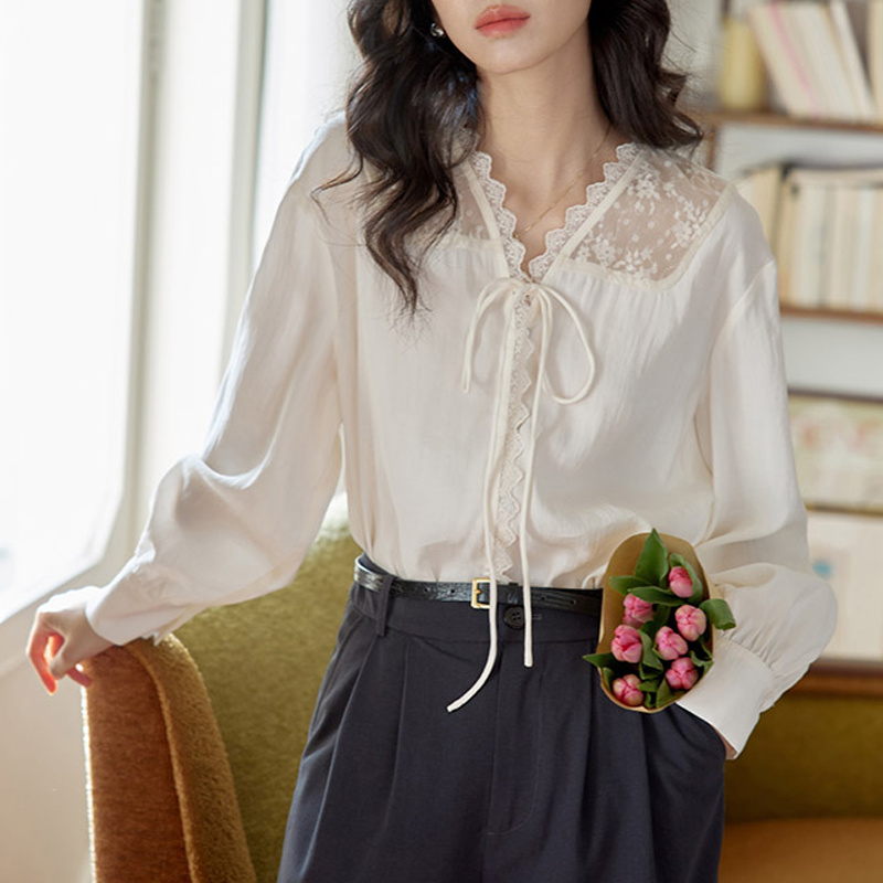 Рубашки с длинным рукавом, жен – обзор и цена Women Formal Wear Korean