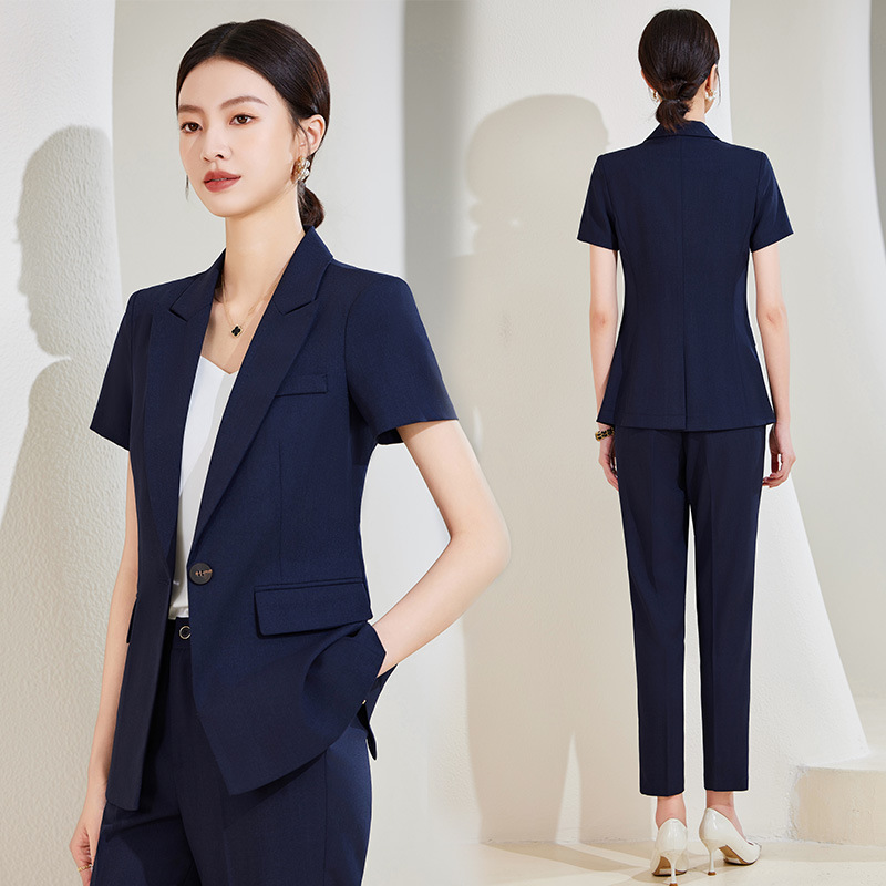 Темно-синий женский костюм с к – обзор и цена Women Formal Wear Store