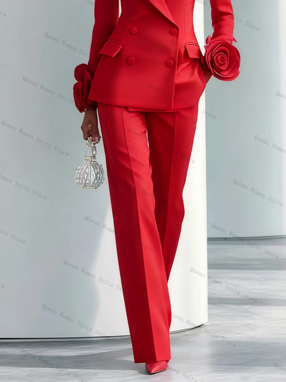 Роскошный красный женский кост – обзор и цена Women'S Formal Wear Tuxedo