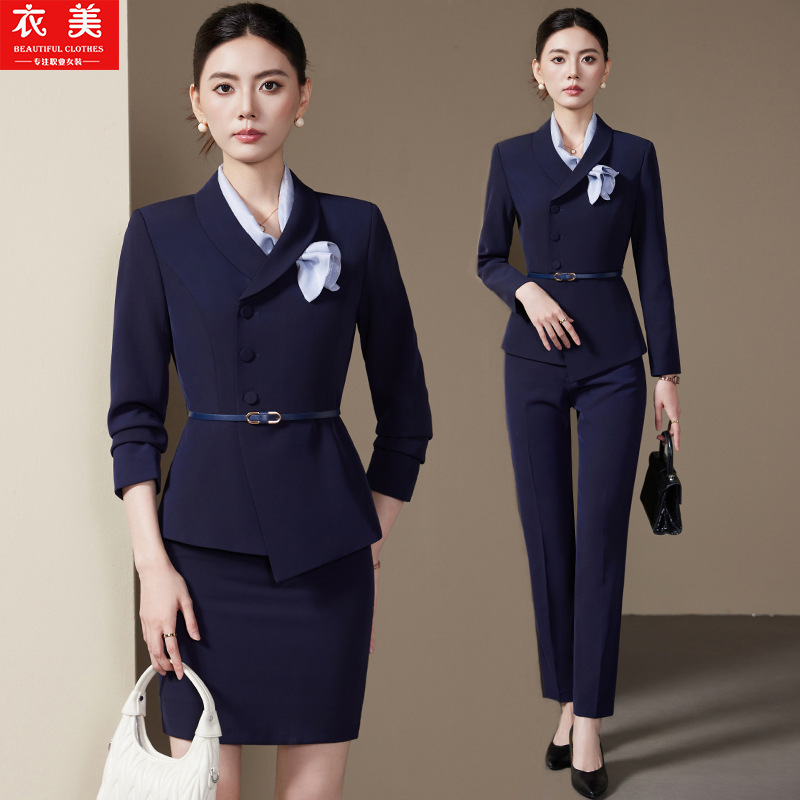 Серый женский костюм, комплект – обзор и цена Women Formal Wear Store
