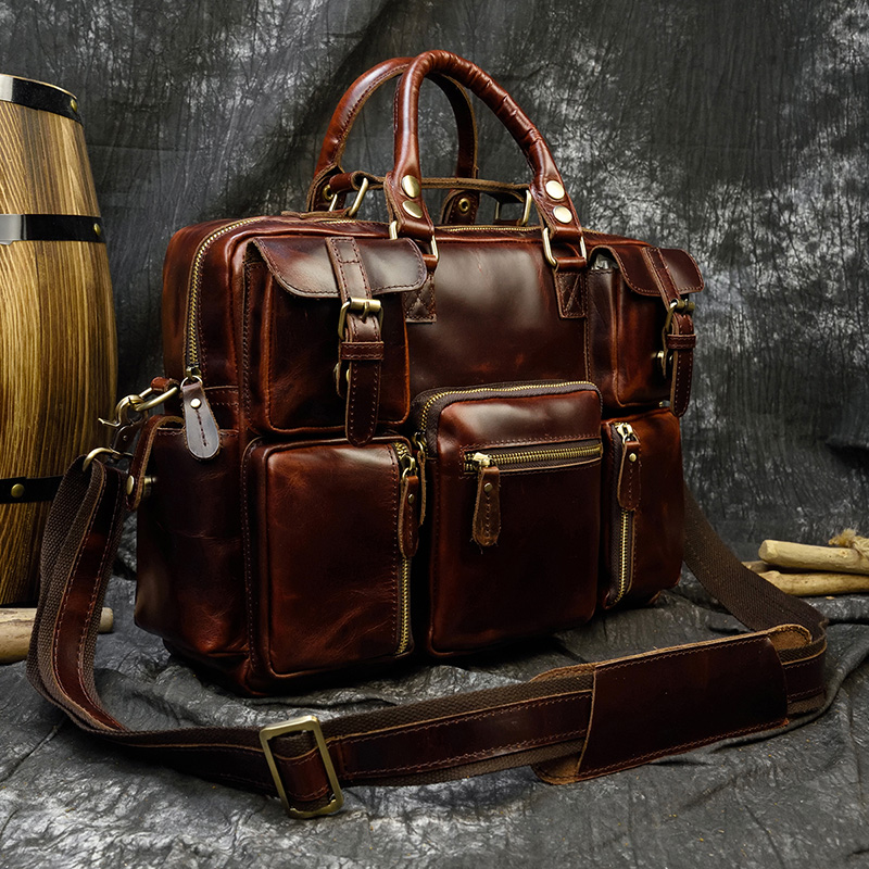 Портфель из натуральной кожи д – обзор и цена Structured Handbag Work
