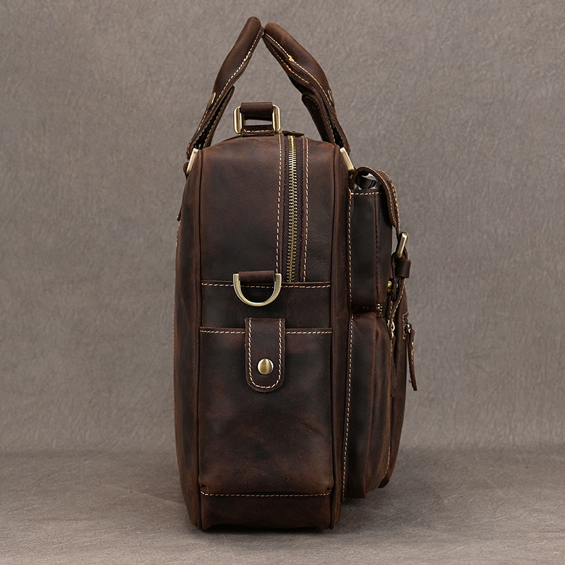 Luufan винтажный кожаный мужск – обзор и цена Structured Handbag Work
